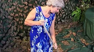 Skinny Grey Haired Granny Old Pussy Fucked